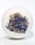 Lavender Silk Bath Bomb | Handmade with Cornflower Petals & Organic Lavender Flowers - Koka Beauty