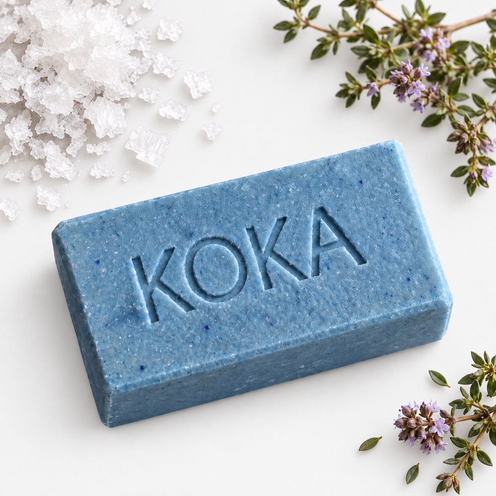 Atlantic Sea Salt and Wild Thyme cleansing bar