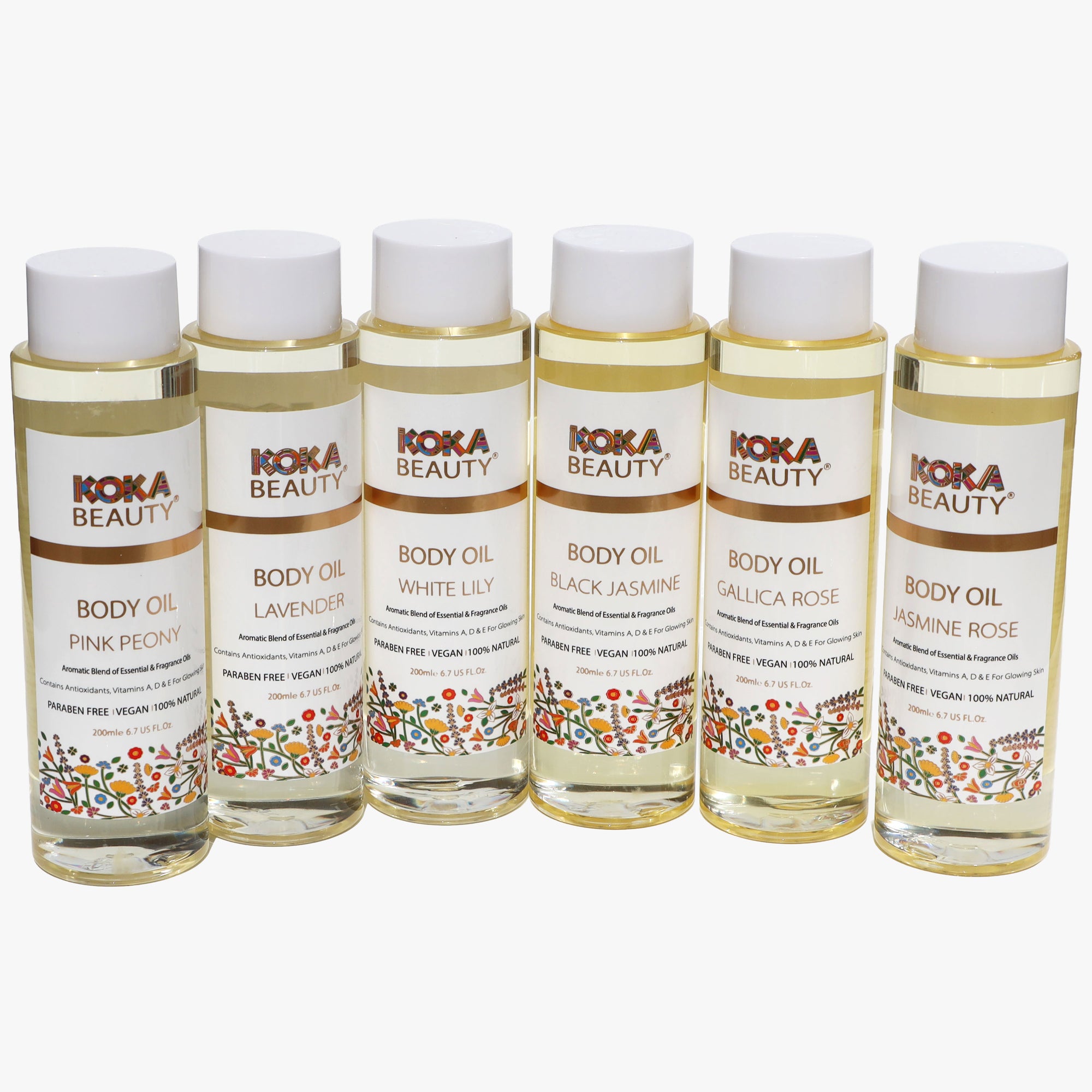 Pink Peony Body Oil | Made With Rose, Geranium, Patchouli &amp; Sandalwood Essential Oils