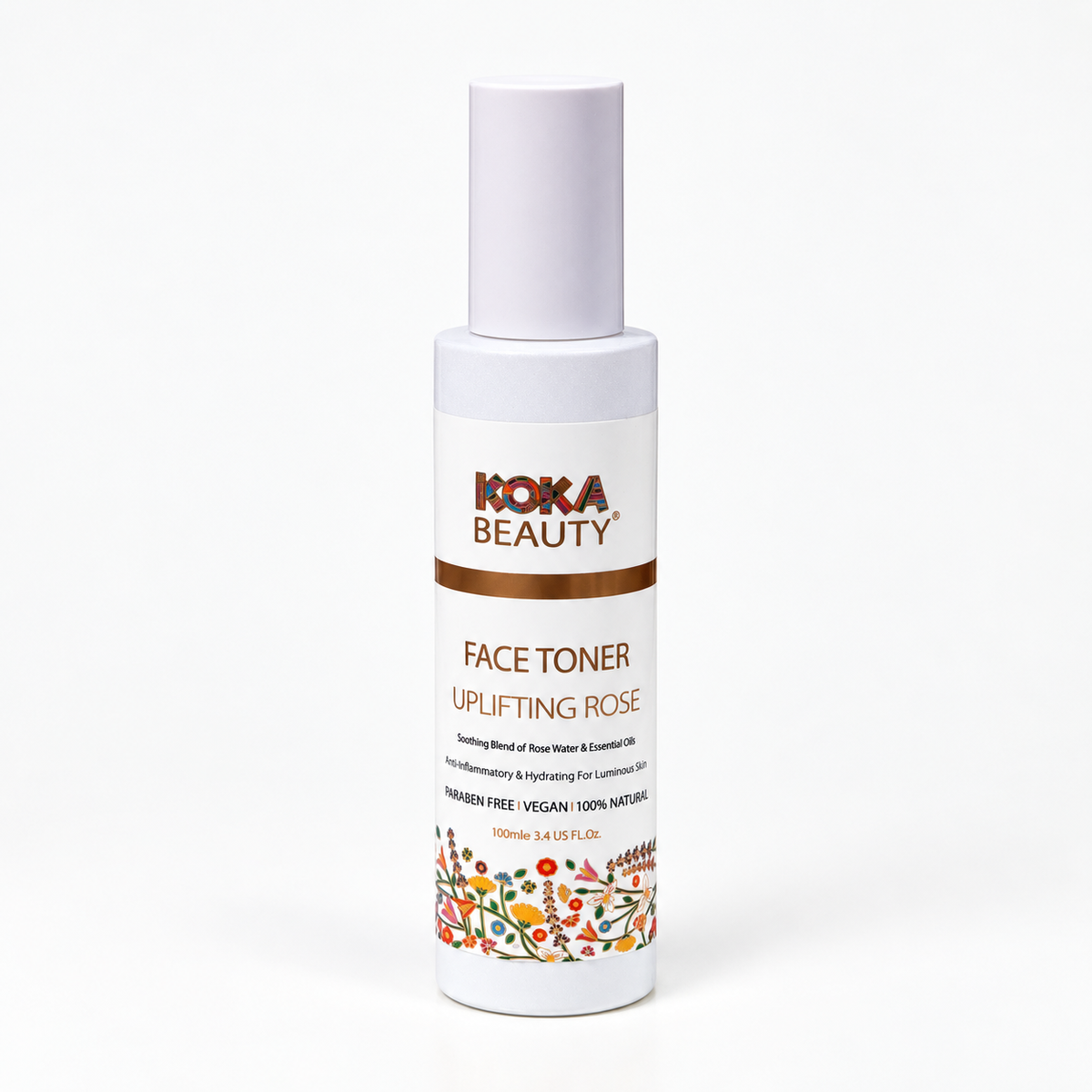Koka Beauty Rose Face Toner 100 ml bottle