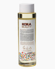 Koka Beauty skincare bottle with label on a white background