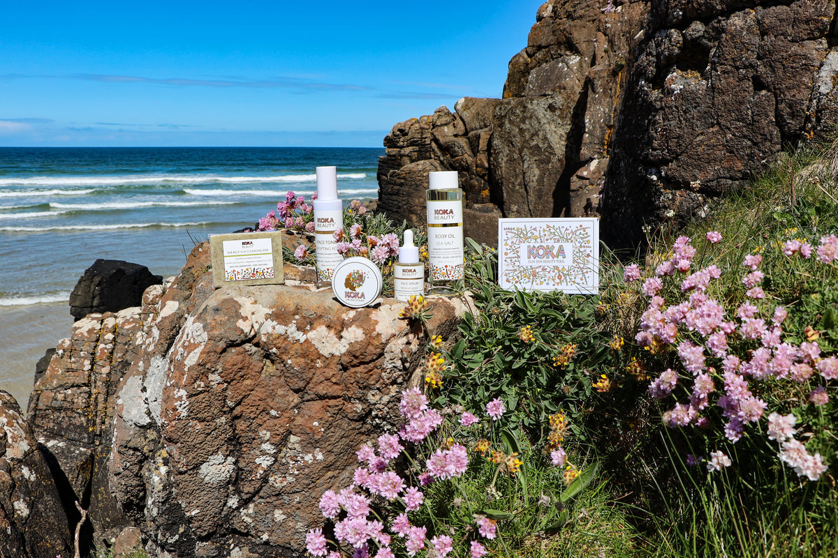 Koka Beauty skincare handcrafted on Ireland's Causeway Coast