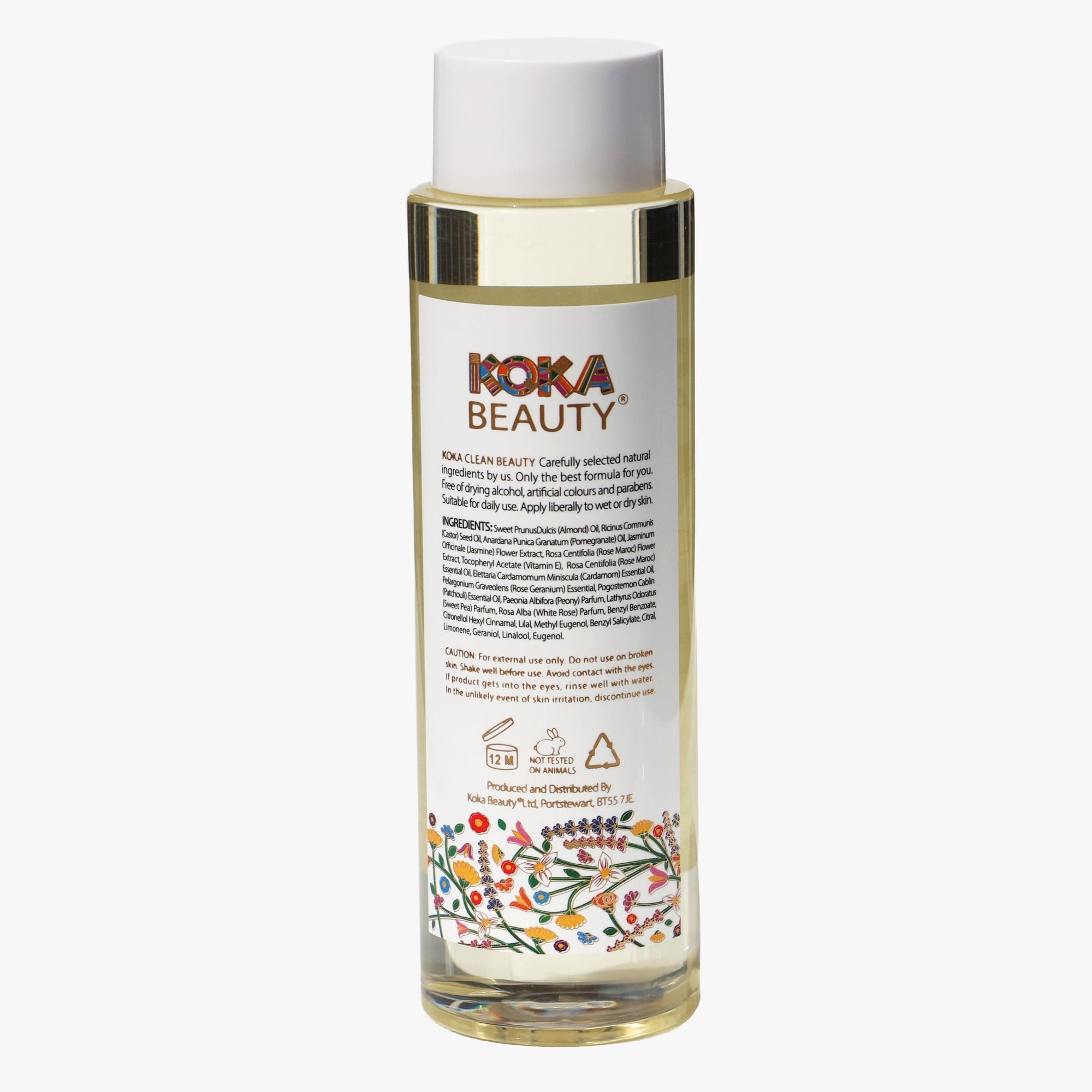 Pink Peony Body Oil | Made With Rose, Geranium, Patchouli &amp; Sandalwood Essential Oils