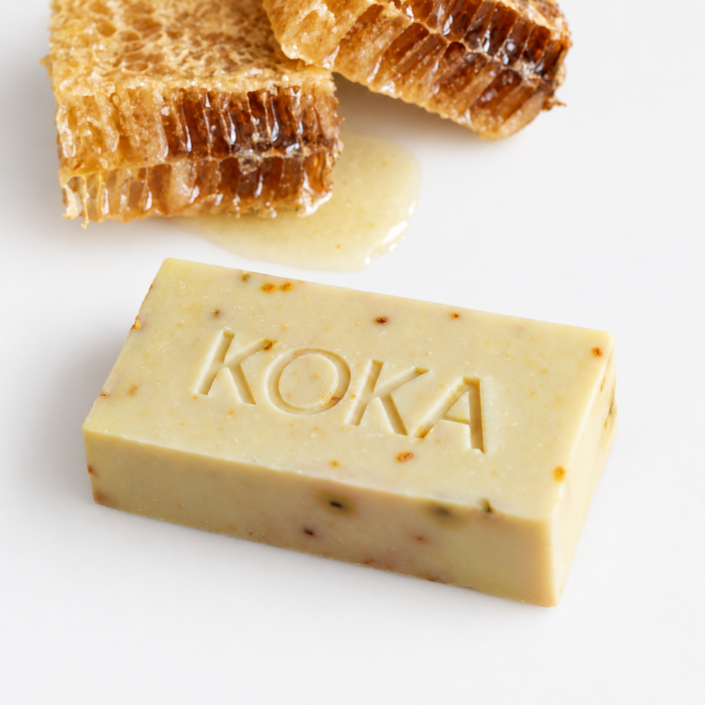 Pure Honey and Bee Pollen cleansing bar