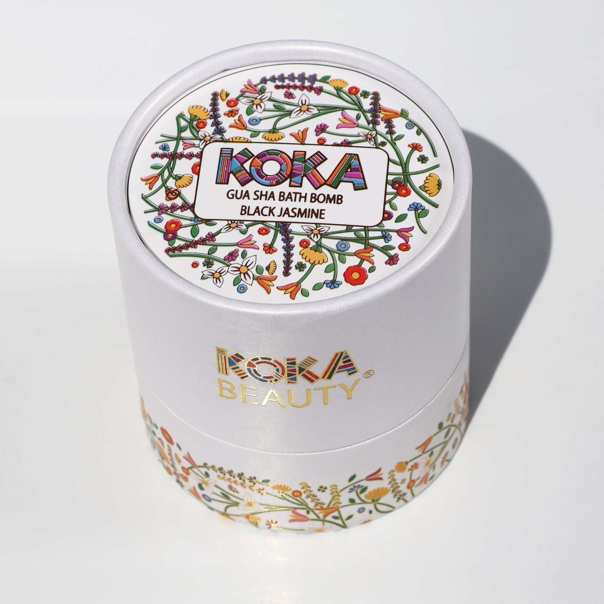 Jasmine Bath Bomb &amp; Soap Handmade with Real Jasmine Flowers - Koka Beauty