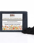 Charcoal Soap Made With Activated Charcoal & Silk - Koka Beauty