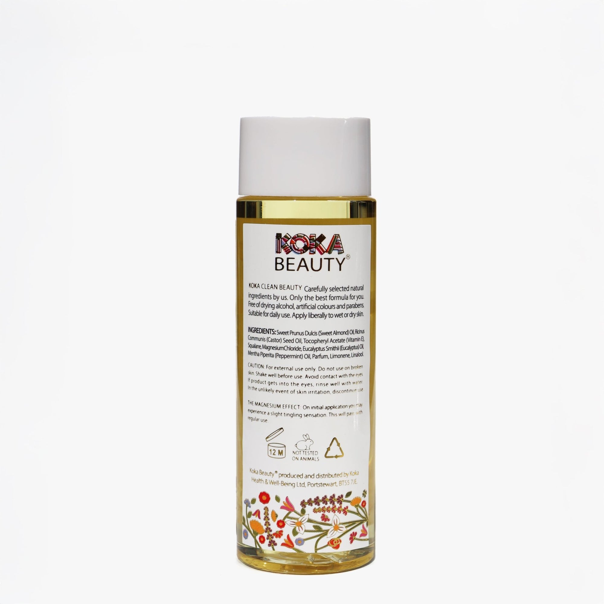 Eucalyptus Mint Body Oil | Infused with Magnesium, Vitamin E, Eucalyptus &amp; Mint Essential Oils - Koka Beauty
