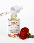 Face Serum - Made with Rosehip Oil, Jojoba Oil and 24k Gold Flakes - Koka Beauty