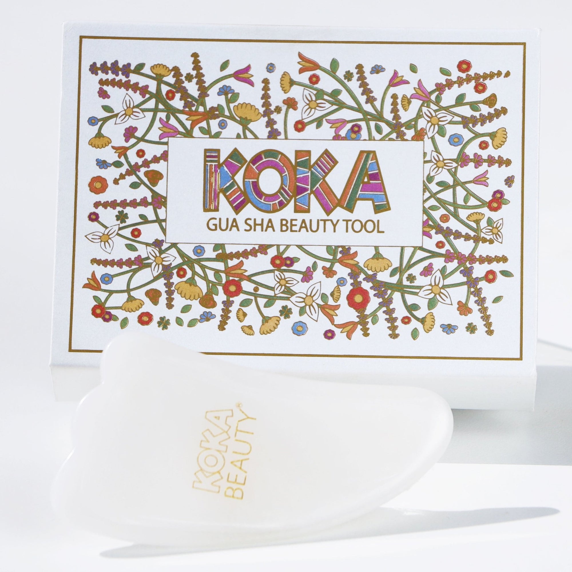 White Jade Gua Sha- Koka Beauty