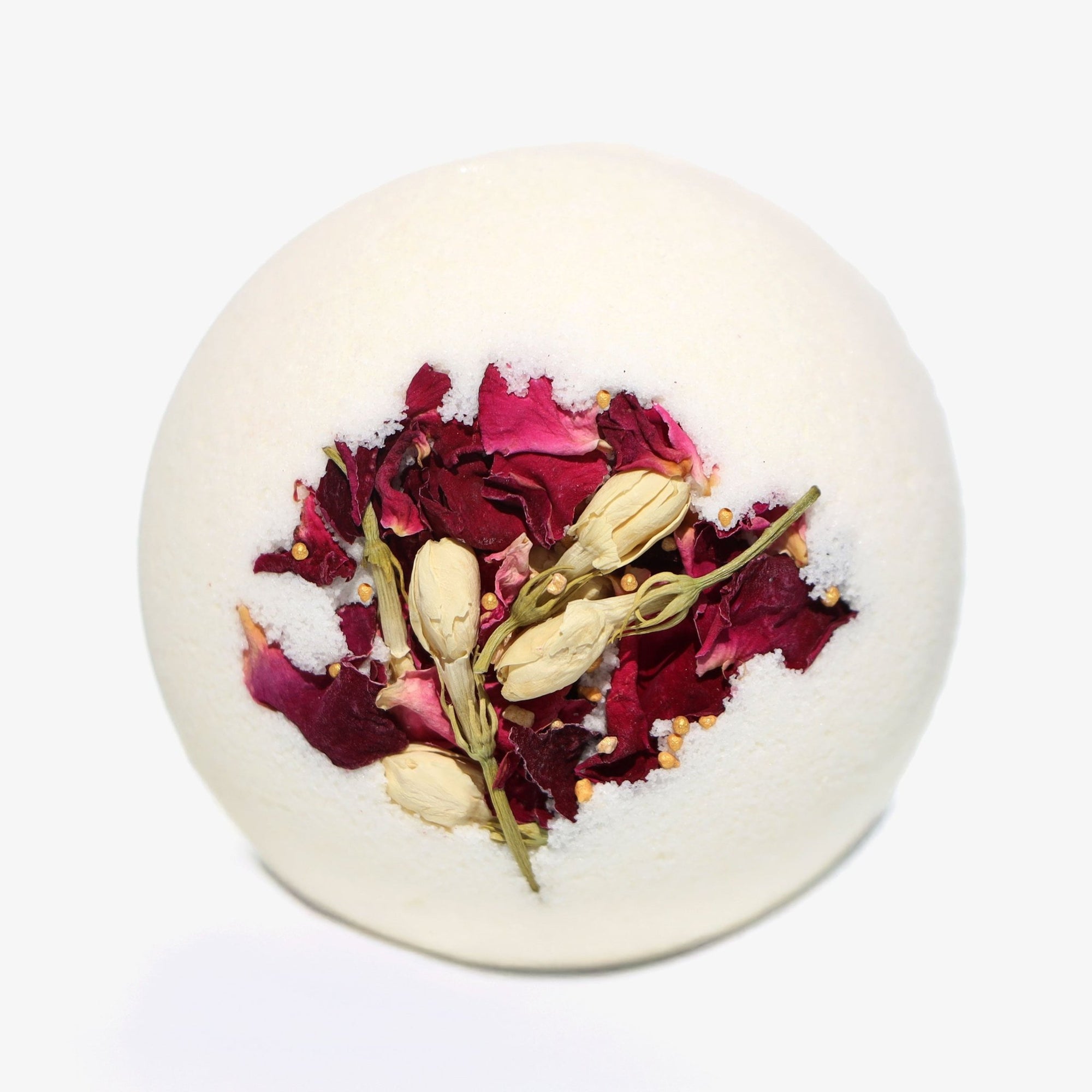 Jasmine Rose Silk Bath Bomb & Soap | Handmade with Jasmine & Rose Petals - Koka Beauty