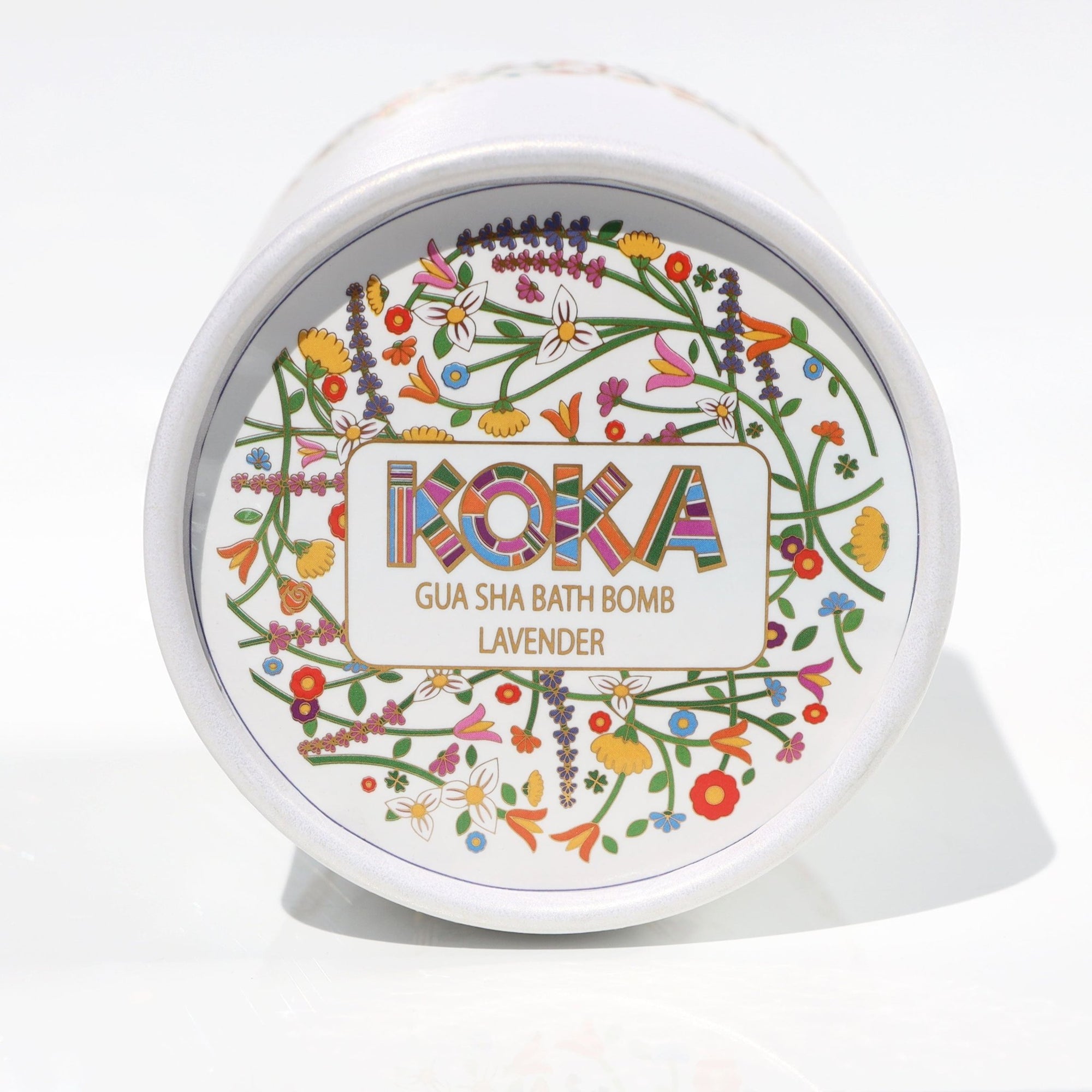 Lavender Silk Bath Bomb | Handmade with Cornflower Petals &amp; Organic Lavender Flowers - Koka Beauty