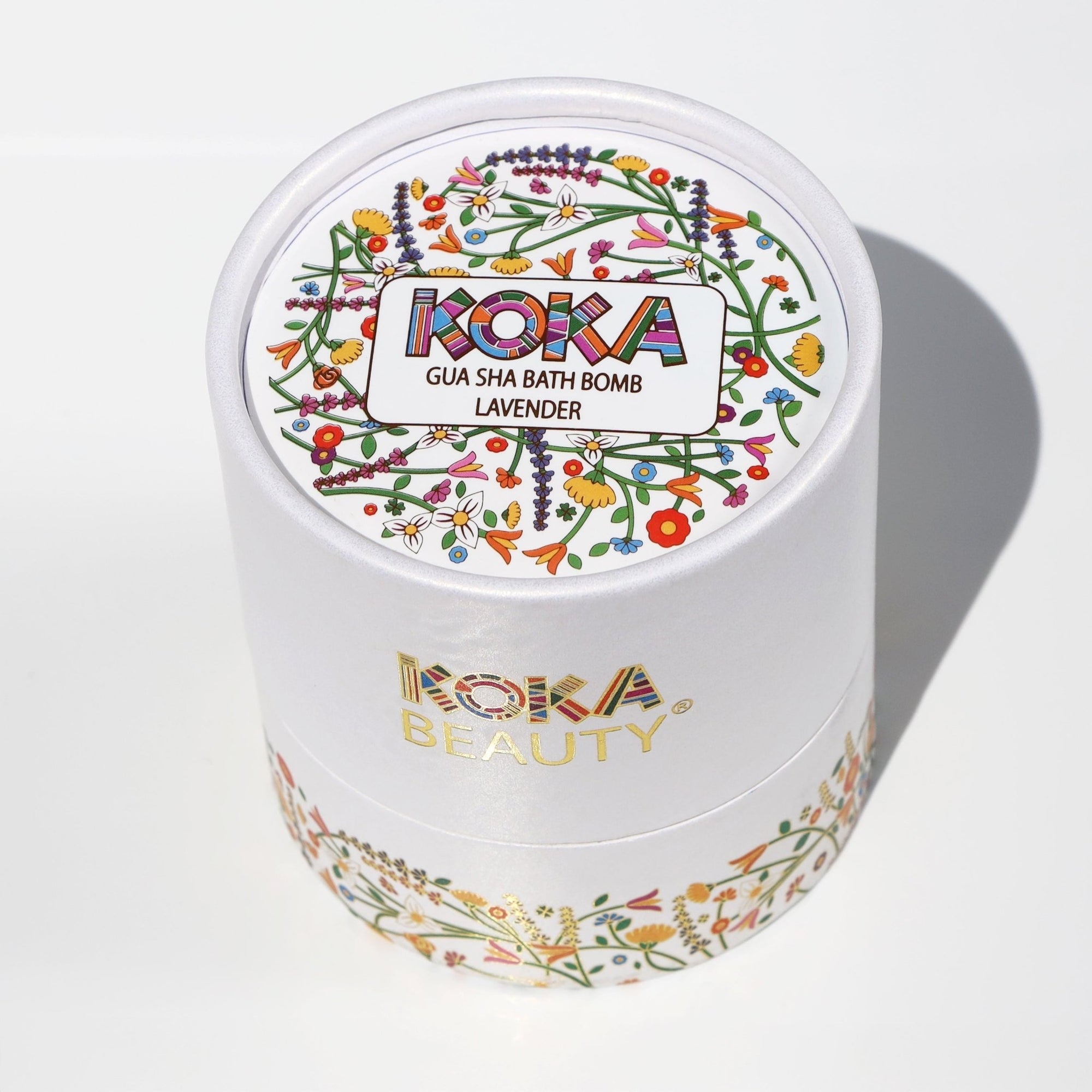 Lavender Silk Bath Bomb | Handmade with Cornflower Petals &amp; Organic Lavender Flowers - Koka Beauty