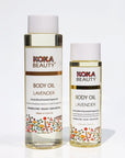 Lavender Body Oil Made with Magnesium, Vitamin E and Lavender Essential Oil, 120 and 200ml- Koka Beauty