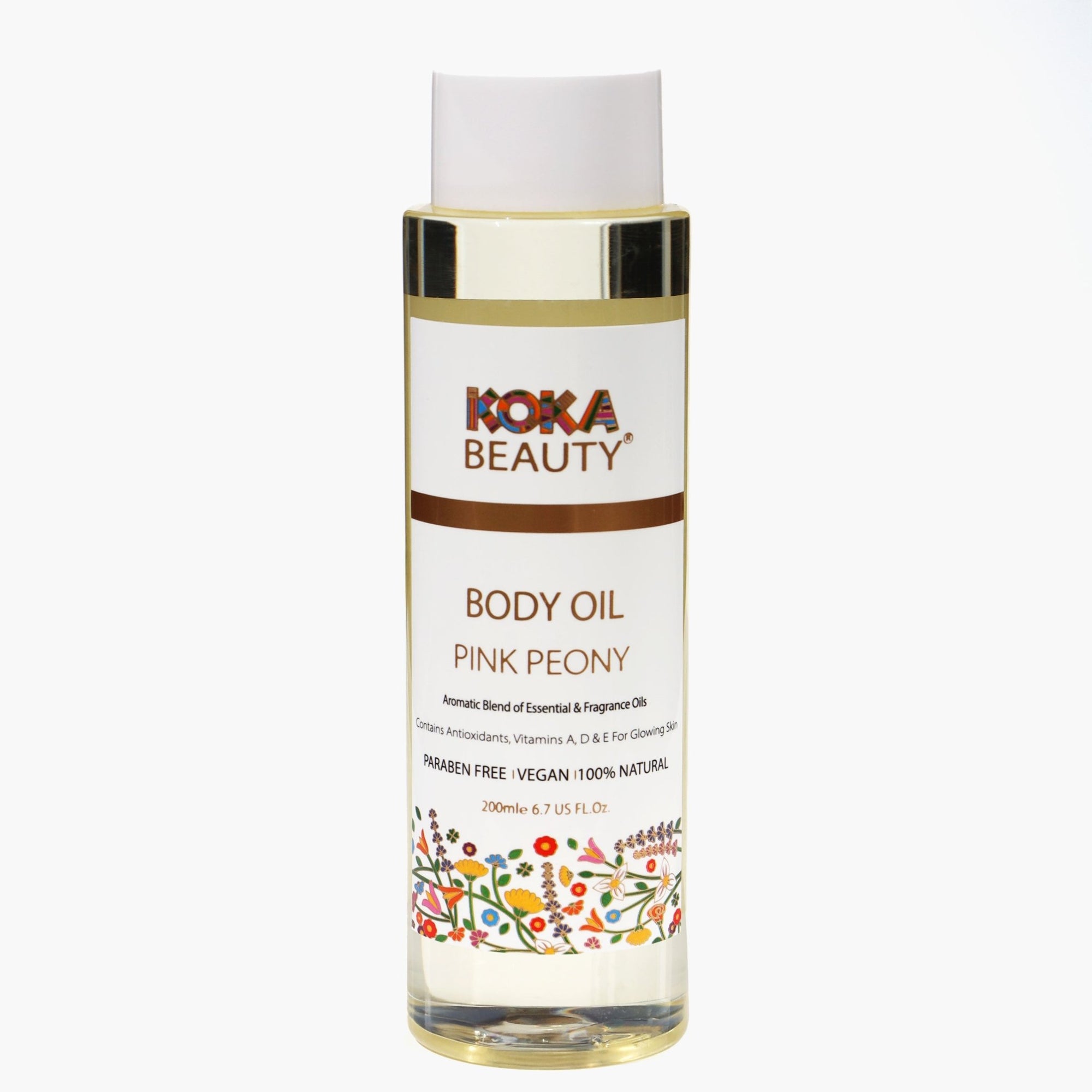 Pink Peony Body Oil - Koka Beauty