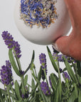Lavender Silk Bath Bomb  | Handmade with Cornflower Petals & Organic Lavender Flowers