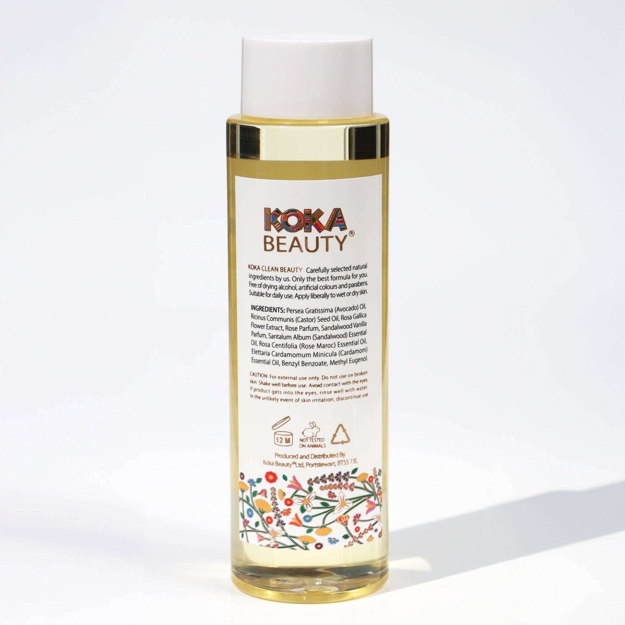 Rose Body Oil, 200ml - Koka Beauty