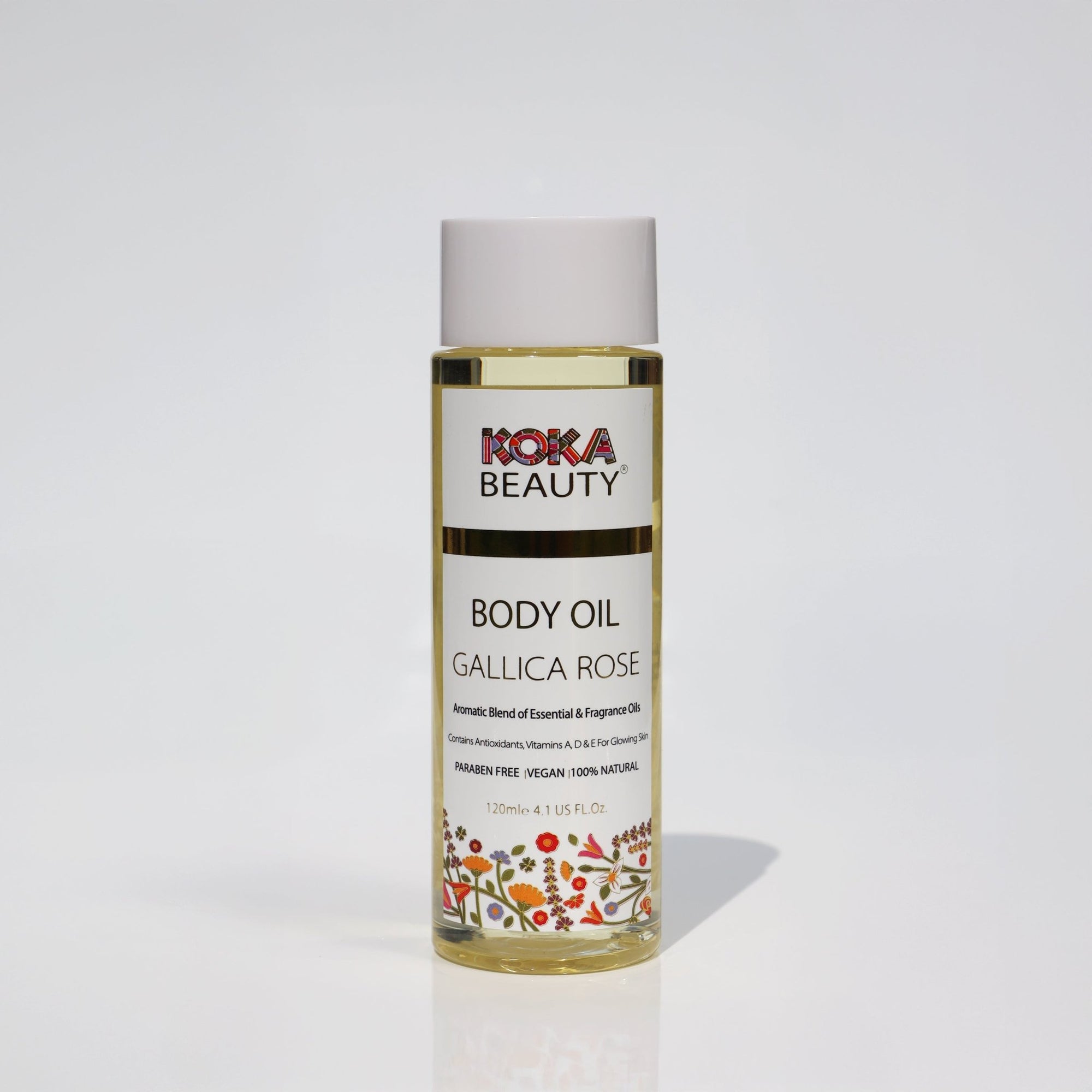 Rose Body Oil, 120ml - Koka Beauty