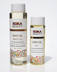 White Lily Body Oil - Fortified with Vitamin E and Lily Essential Oil, 120ml and 200ml-Koka Beauty