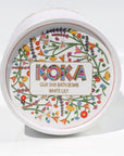 White Lily Silk Bath Bomb, Handmade with Pomegranate Flowers - Koka Beauty